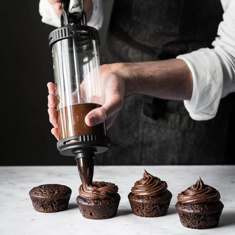 A Batter Dispenser for Pancakes, Cupcakes and More - Meet the Precision Batter  Dispenser