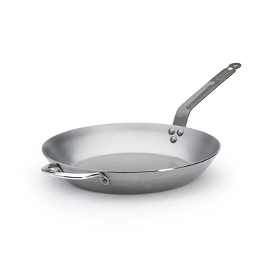 de Buyer Mineral B Element Pro Round Frying Pan, 28 cm, Silver