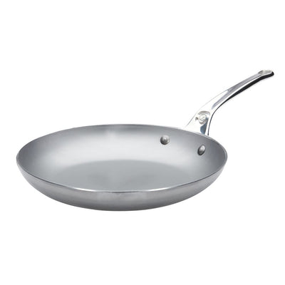 de Buyer MINERAL B Carbon Steel Fry Pan - 8” - Ideal for Searing, Sauteing  & Reheating - Naturally Nonstick - Made in France