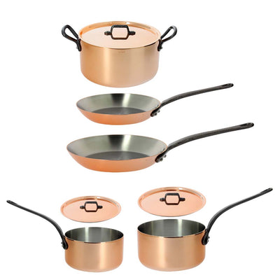 INOCUIVRE Tradition Copper Cookware Set 5 Pieces