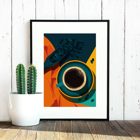 Coffee Art Print