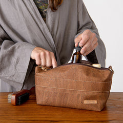 Cork dopp kit