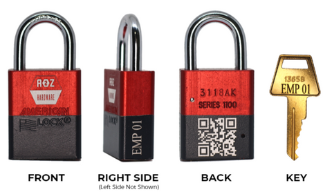 American Lock Master Lock Laser Engraving Padlocks