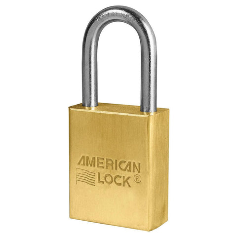 Capitol Industries Magnetic Padlock, Magnetic Lock in Heavyduty Brass,  M-8000