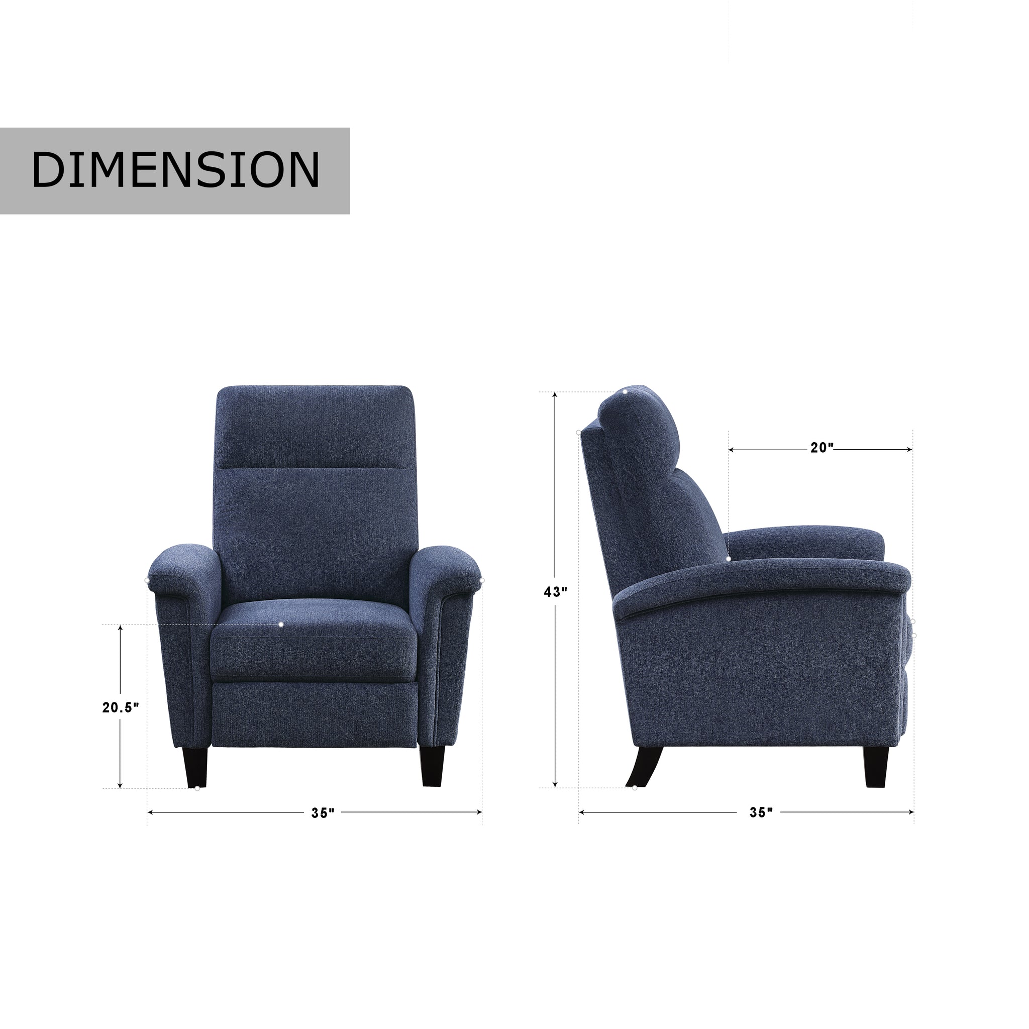 iniko push back recliner