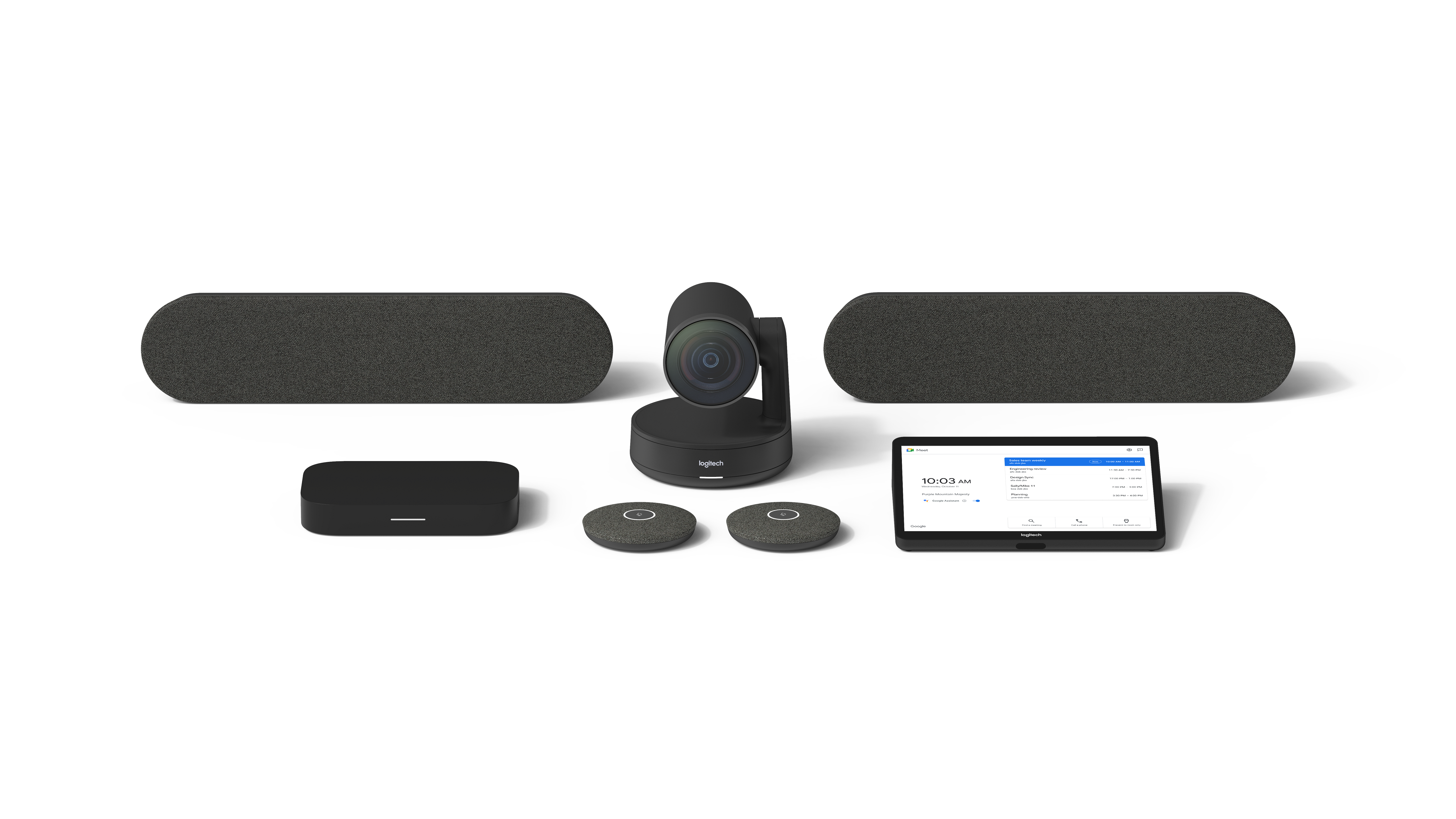 Logitech Large Room Solution with Rally Plus for Google Meet - euVideoConferenceSolutions product image