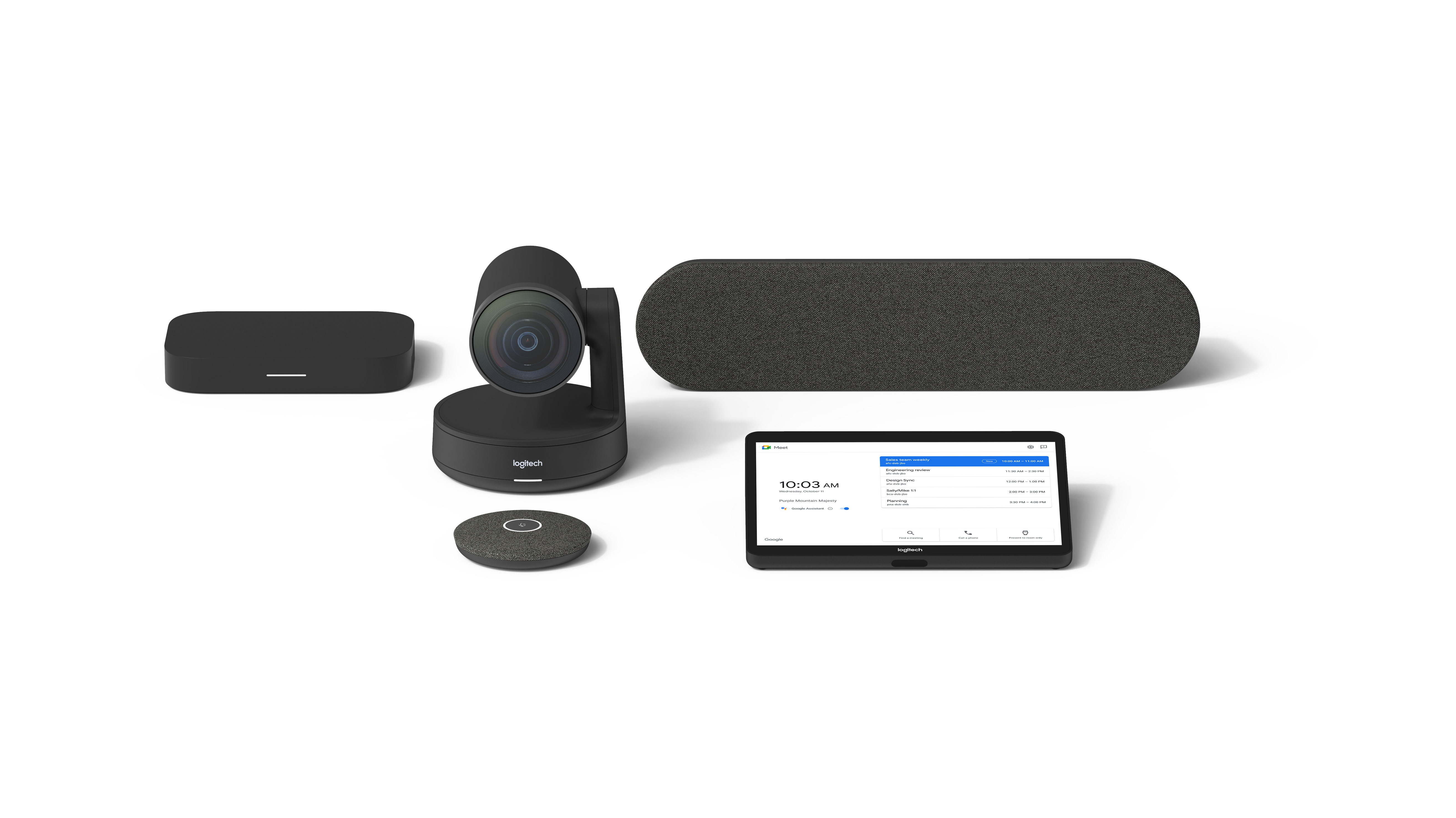 Logitech Medium Room Solution with Rally System for Google Meet - euVideoConferenceSolutions product image