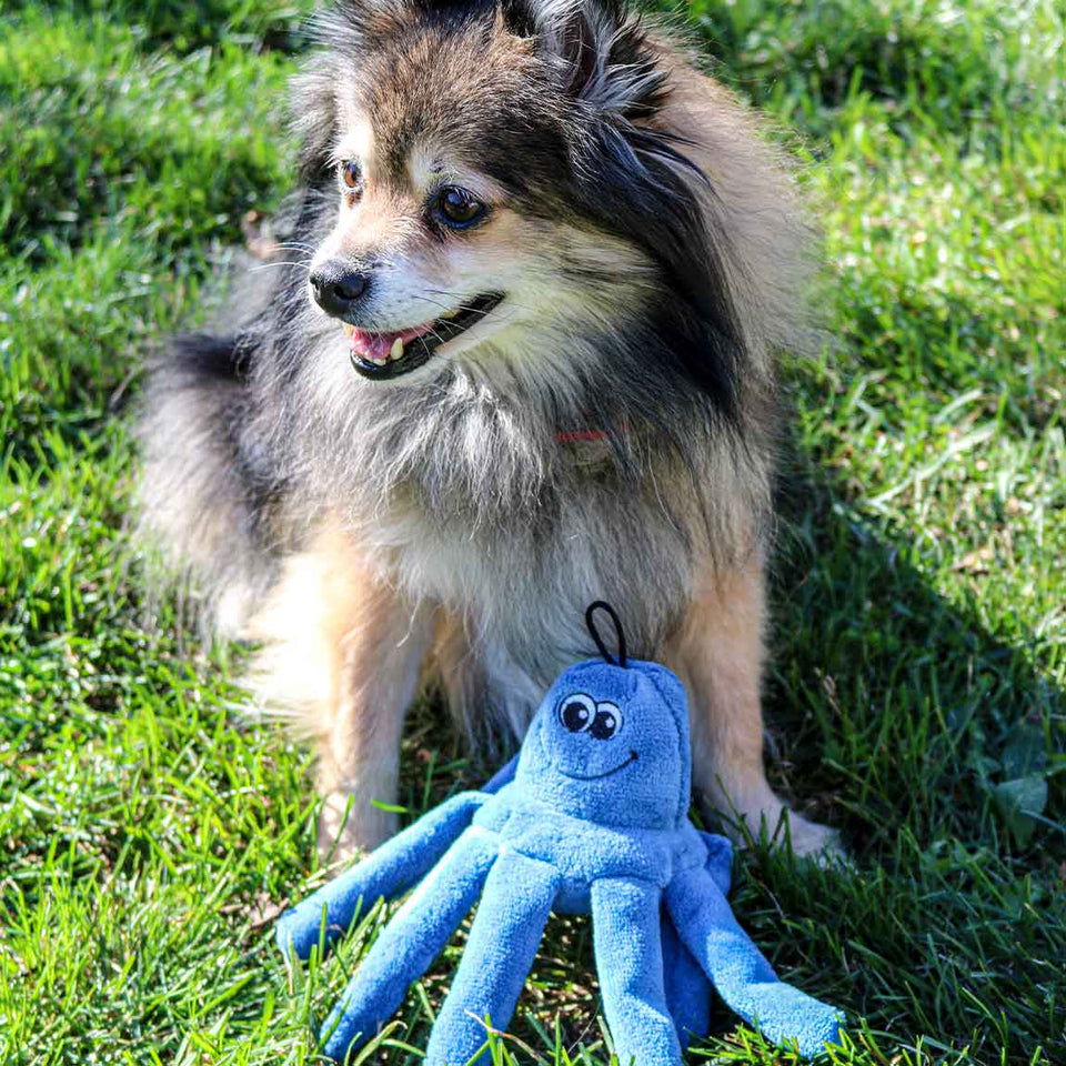 ATUBAN Squeaky Dog Toys,Octopus Plush Dog Chew Toys for Puppy