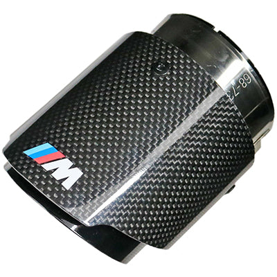 4pcs Black Gloss BMW Carbon Fiber Muffler Tip for M2 M3 M4 F87 F80 -B038