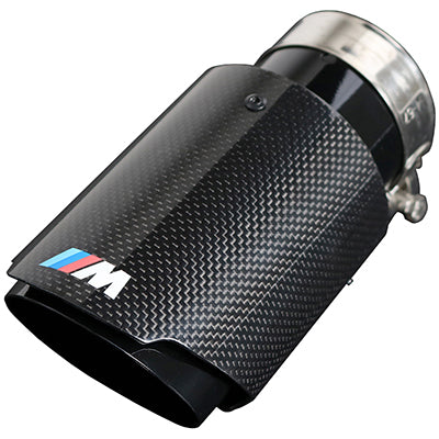 M performance Black Gloss BMW Carbon Fiber Tail Pipe for F20 F21 F22 F23 F30-B035