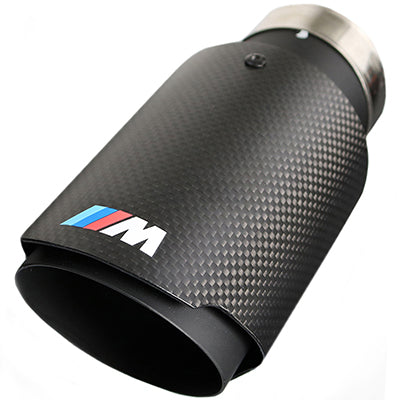 M performance Black Matte BMW Carbon  Fiber Exhaust Tip for F20 F21 F22 F30-B037