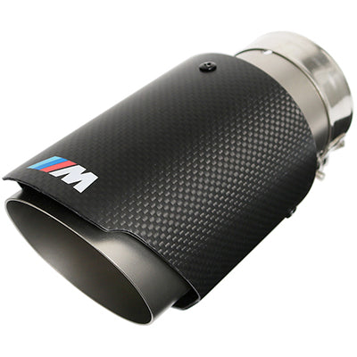 M performance Silver Matte BMW Carbon Fiber End Tip for F20 F21 F22 F30 -B036