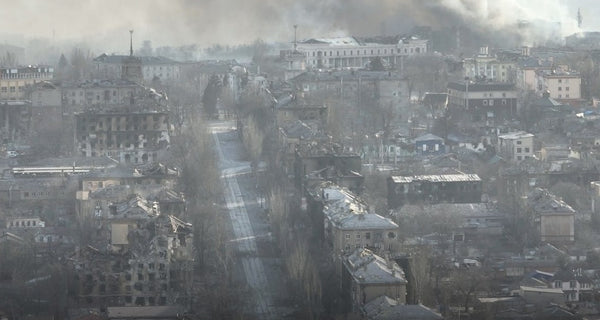 La ville de Marioupol après les bombardements russes