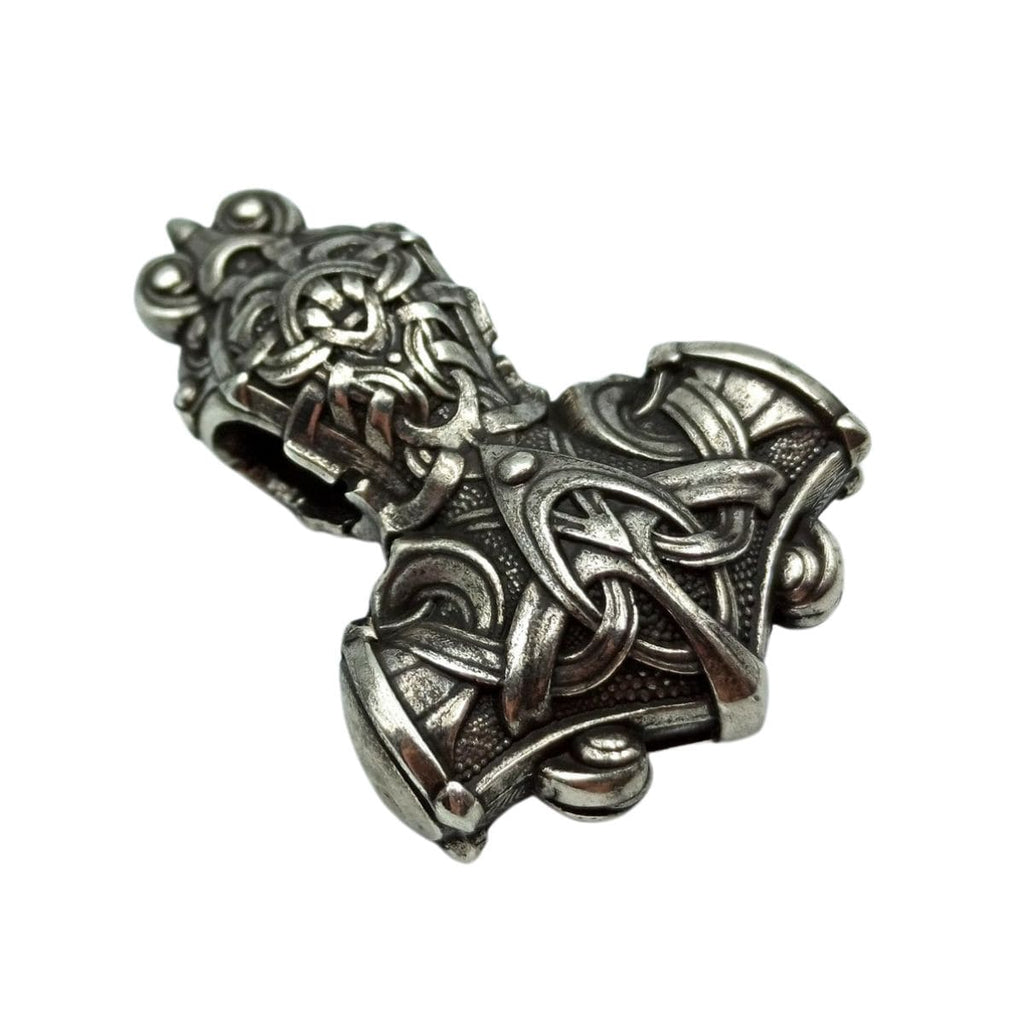 Mjolnir Necklace | silver Thors hammer pendant | Viking jewelry ...