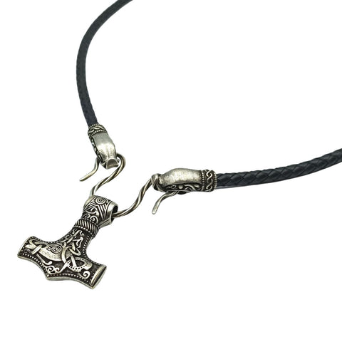 Mjolnir penadant Thors hammer necklace Viking jewelry – WikkedKnot jewelry