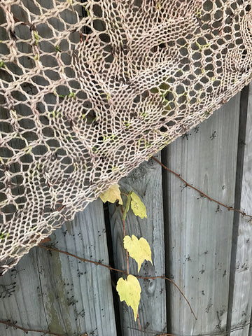 lace bfl shawl