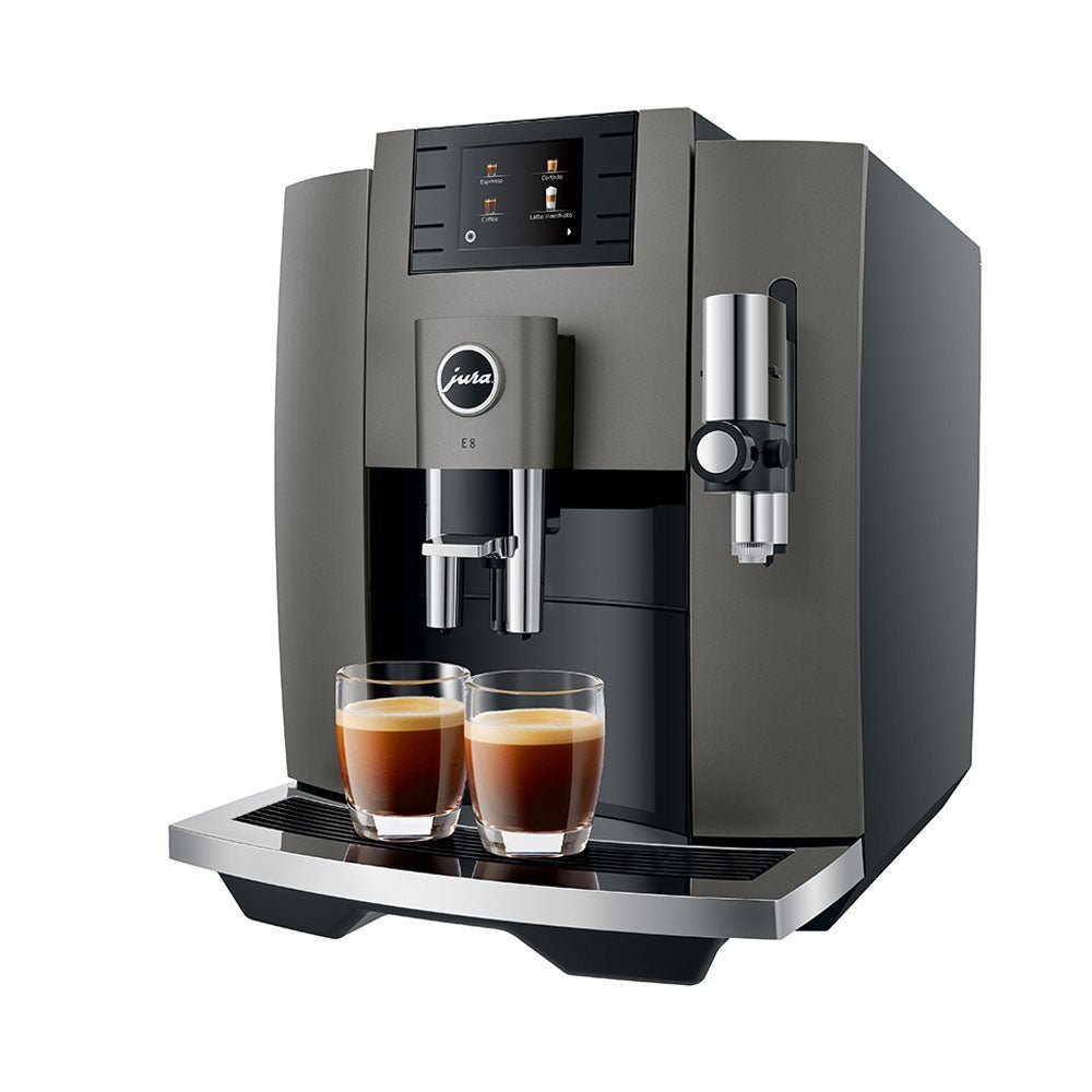 boekje Panorama leef ermee Super aanbieding: JURA E8 Full Option met heel veel extra's— The Coffee  Factory (TCF)