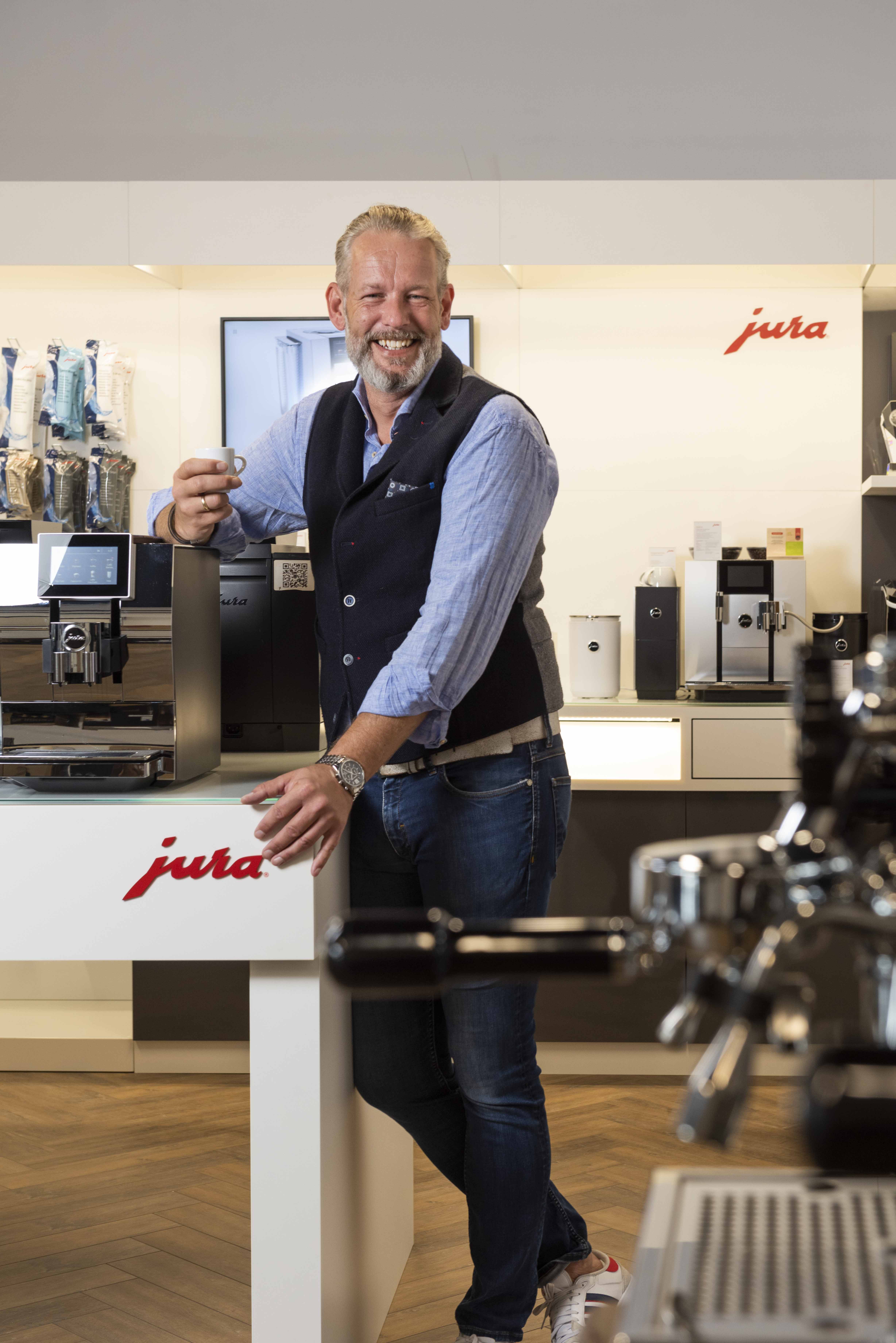 JURA showroom van The Coffee FActory; [premium partner van Zuid Holland en omstreken