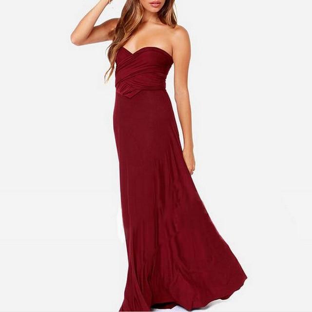 burgundy boho dress