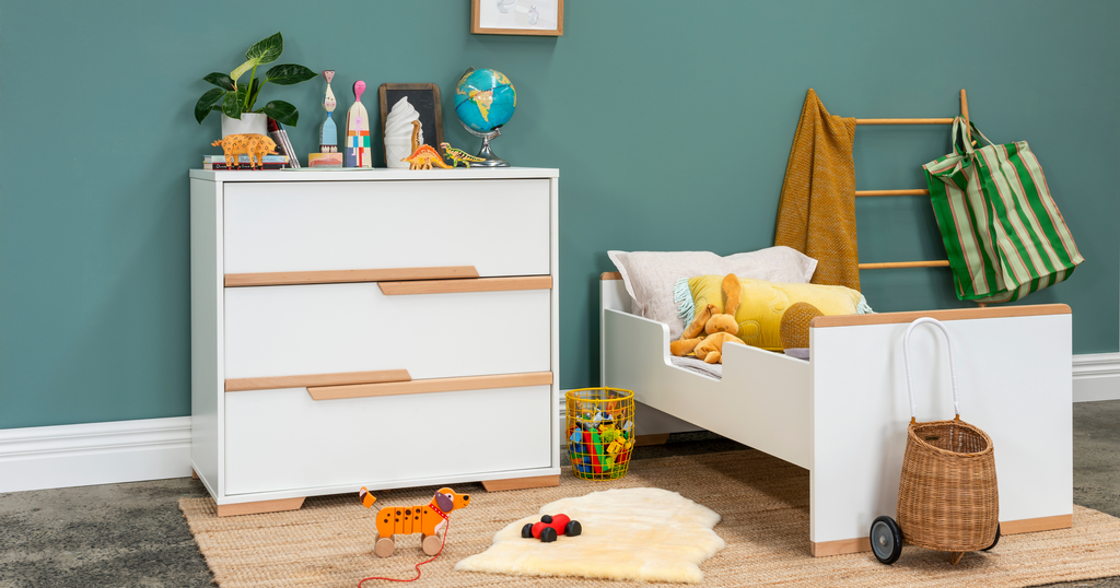 Convertible BabyRest cots to toddler beds are designed to grow with your child as they reach new milestones