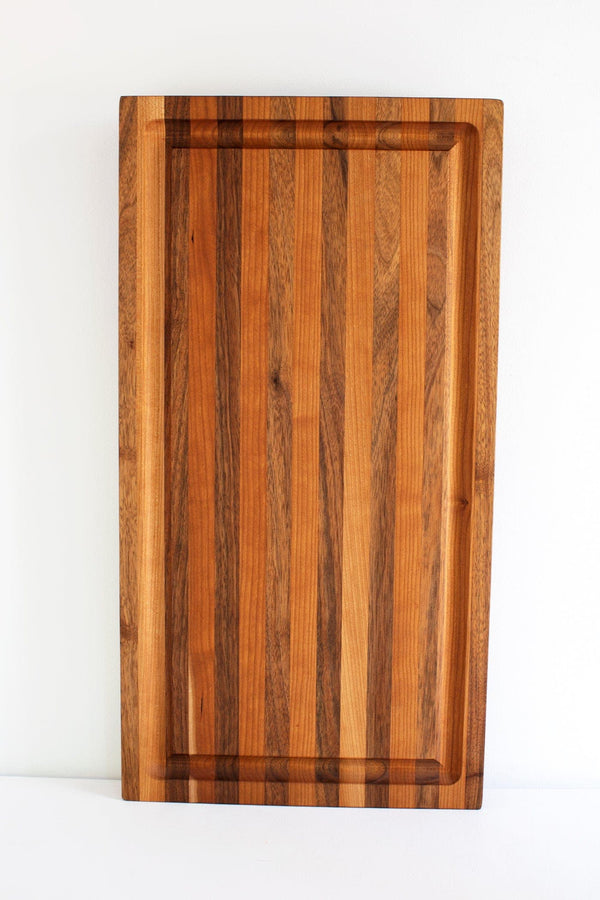 Striped Wood Cutting Board — Philadelphia Independents