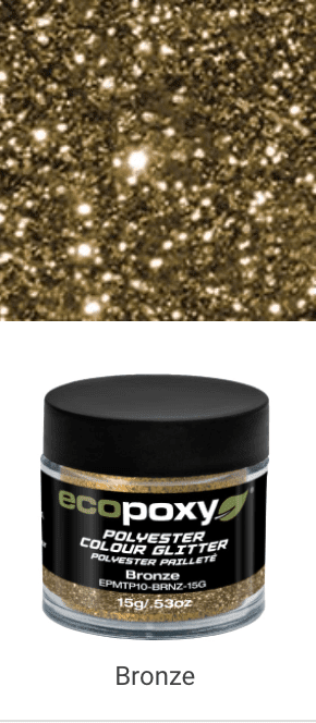 EcoPoxy Polyester Color Glitters 15g, Yellow