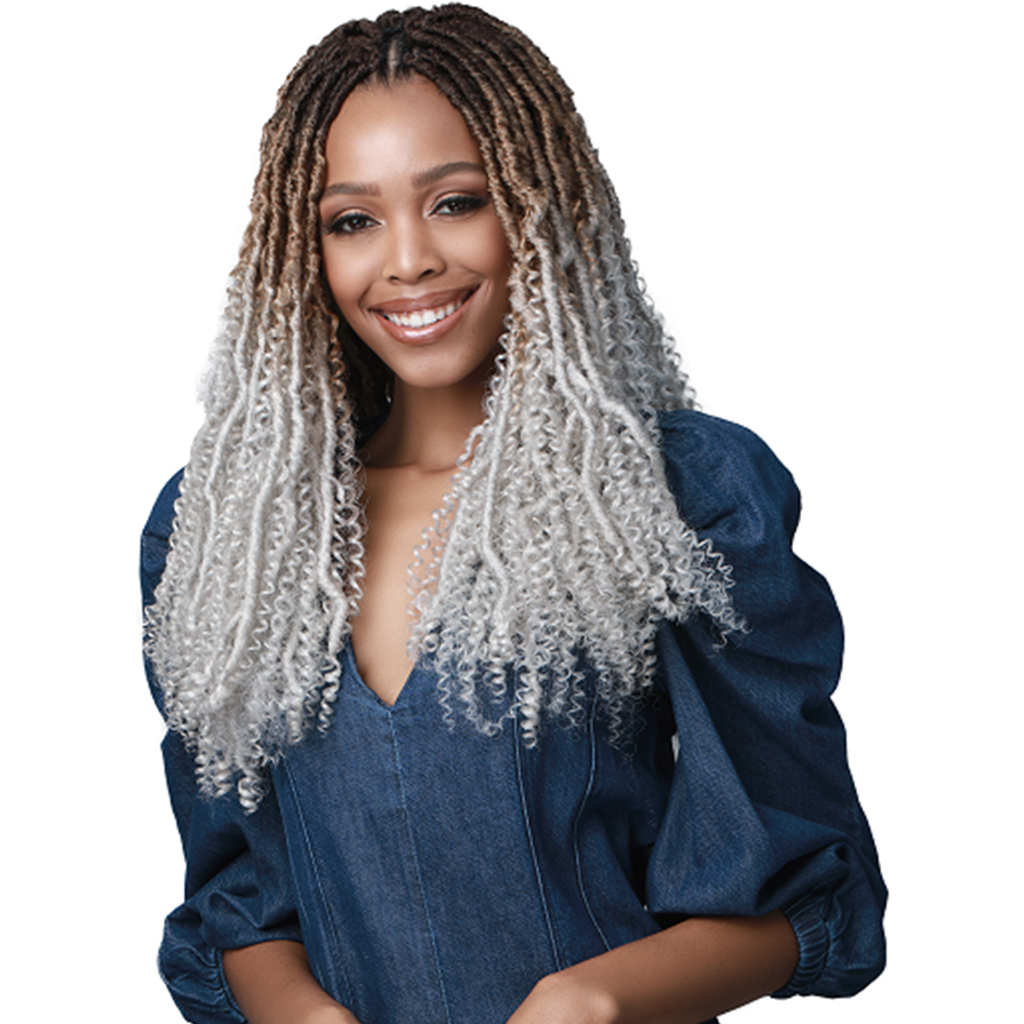 Bobbi Boss: Crochet Braid 2X Nu Locs Water Curl Boho 18" – Beauty Depot