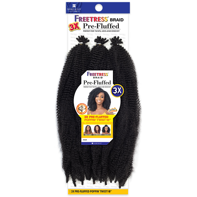 FreeTress: 3X Pre-Fluffed Poppin' Twist 16'' – Beauty Depot O-Store