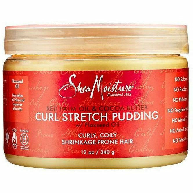 Shea Moisture: Red Palm Oil & Cocoa Butter Curl Stretch Pudding 12oz – Beauty O-Store