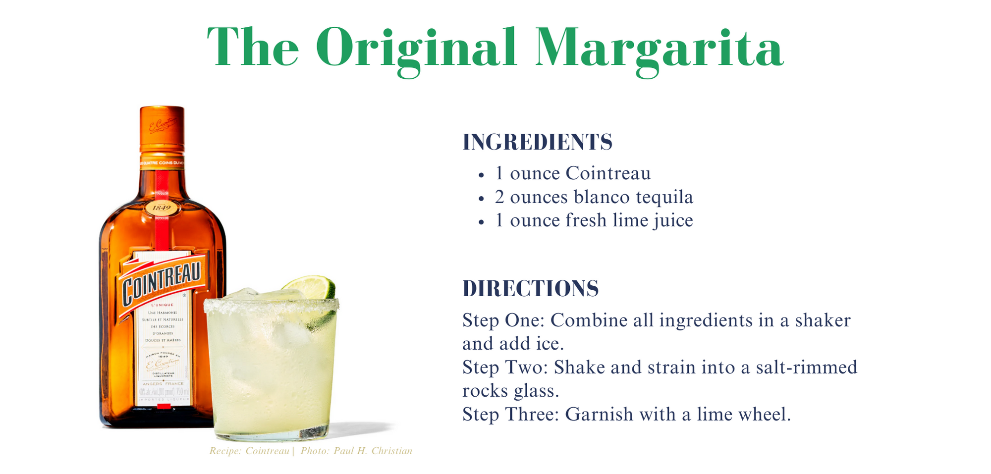 The Original Margarita Recipe