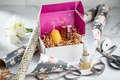 Bee Gift Box, Honey Bee Hamper Set, Birthday Gift Box, Letterbox Gift,  Luxury Gift Box, Gift Box for Her, Hamper for Her 