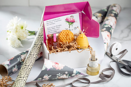 Bee Gift Box, Honey Bee Hamper Set, Birthday Gift Box, Letterbox Gift,  Luxury Gift Box, Gift Box for Her, Hamper for Her 