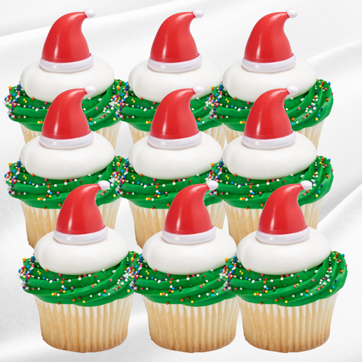 Christmas Santa Claus Cupcake Container Polyresin Frosting