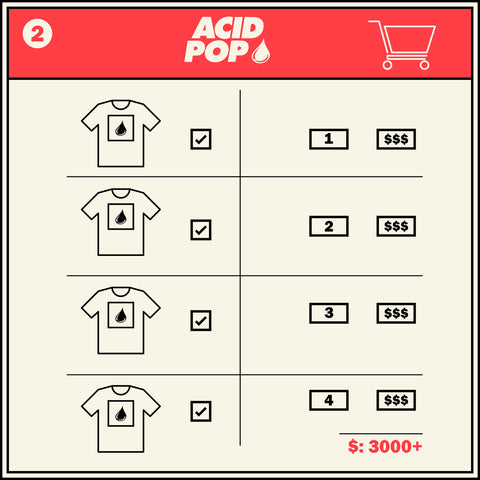 Elige tus productos ACID POP favoritos y cómpralos
