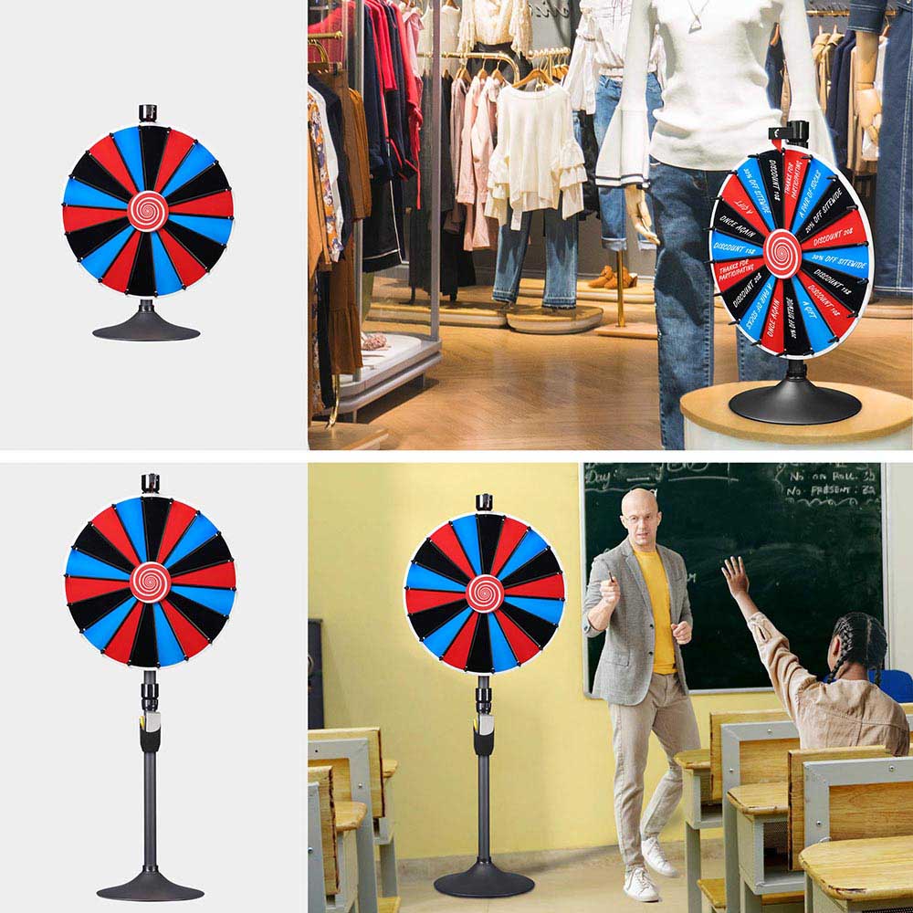 Tabletop Spinning Prize Wheel (24 inch) – Wholesale Bingo Supplies