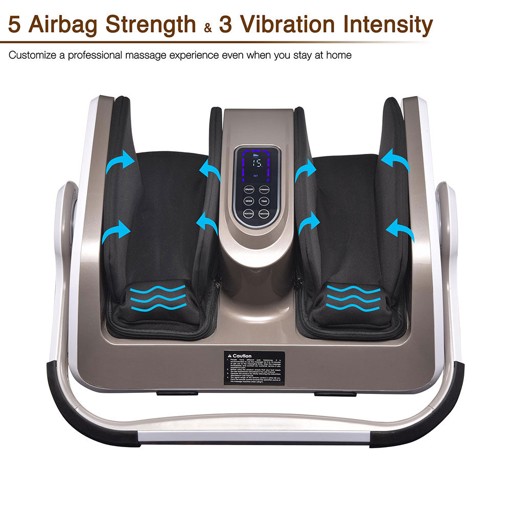 Yescom 2-in-1 Electric Shiatsu Foot & Back Massager Warmer Fast