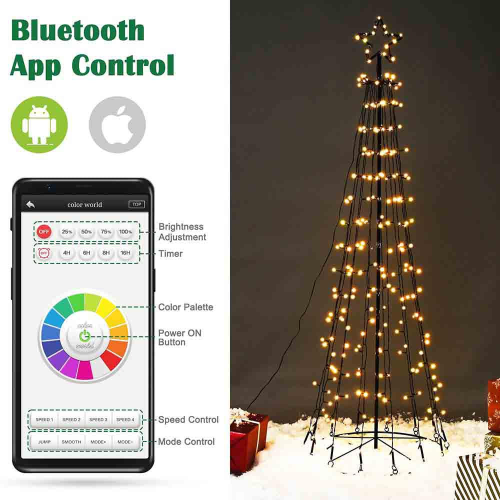 Lighted Artificial Tree Birch Tree USB Remote Control – The