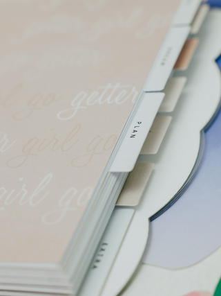 Large Bullet Journal - Scalloped- Marshmallow  Go Getter Girl Co™ – Go  Getter Girl Company