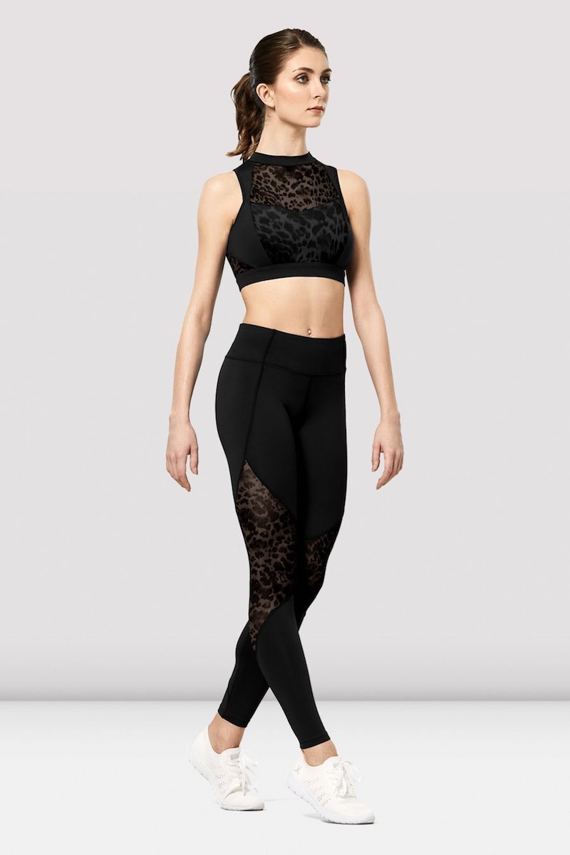 Bloch Ladies Animal Print Crop Top