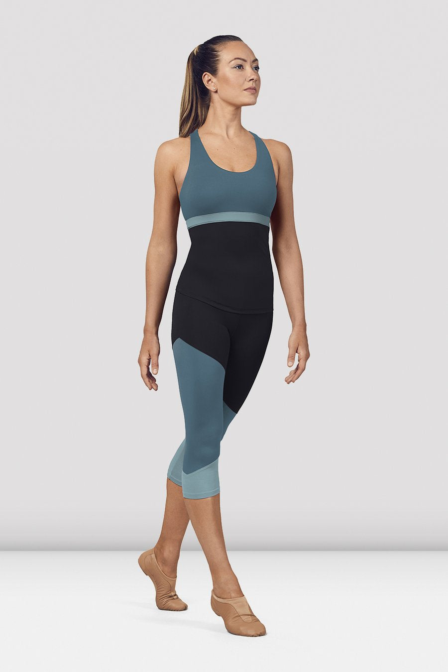 Bloch Girls Samira Bloch Logo Mesh Panelled Leggings - FP5265C – Footloose  Dance Wear