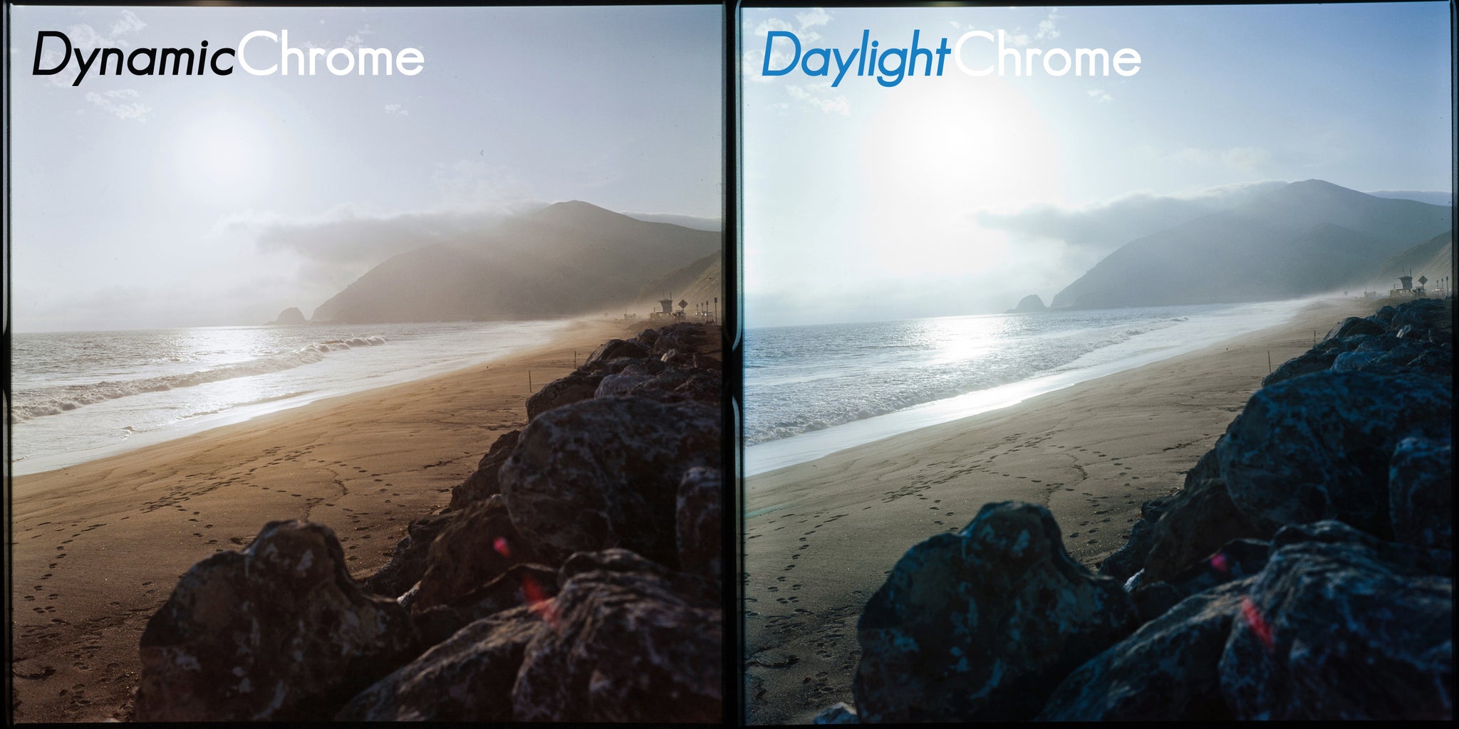 D9 DynamicChrome 1st Developer compared to traditional D6 DaylightChrome (E6)