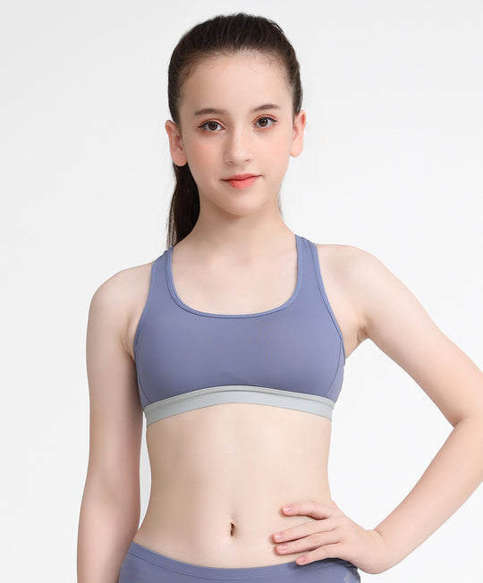 Energized Artletes Junior Seamless Bi-colour Sports Bra - Pierre