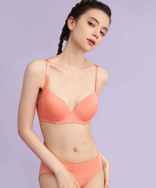 Pink Blush Demi Bra Set - Pierre Cardin Lingerie