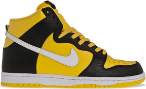 black and yellow dunk high