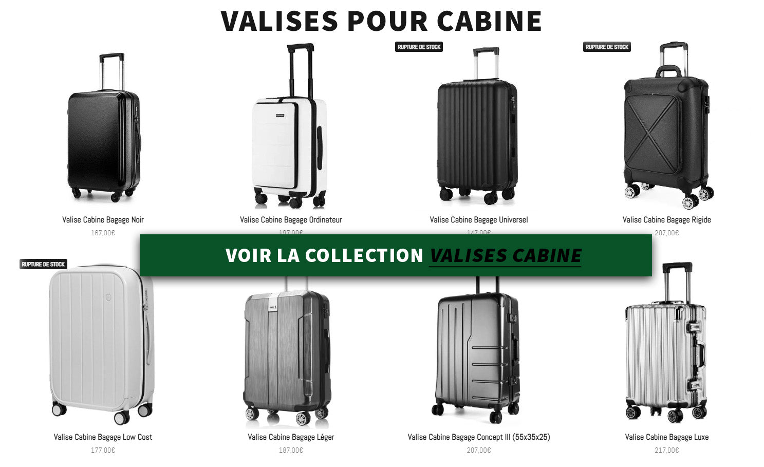 valise cabine collection