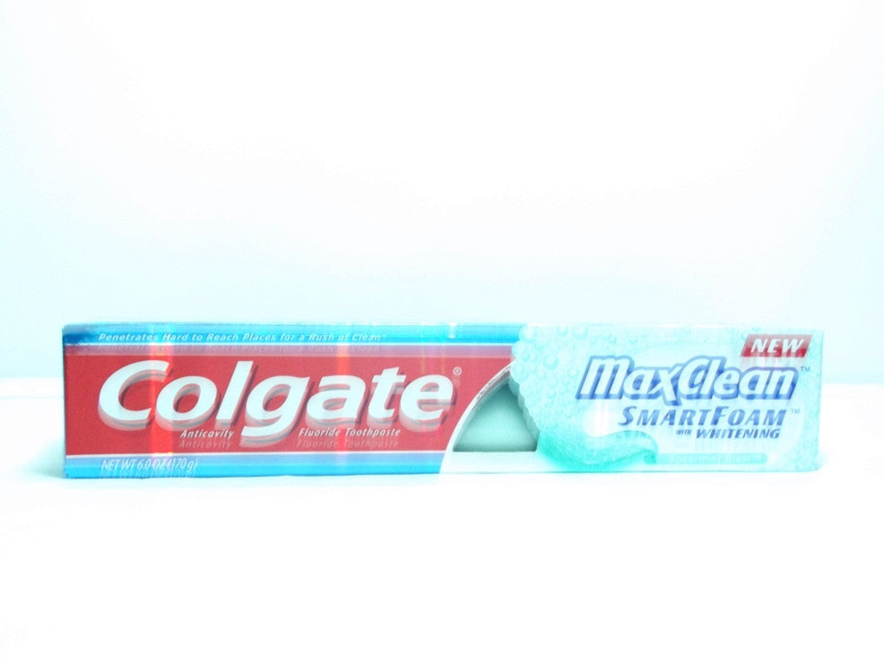 colgate maxclean smartfoam spearmint blast