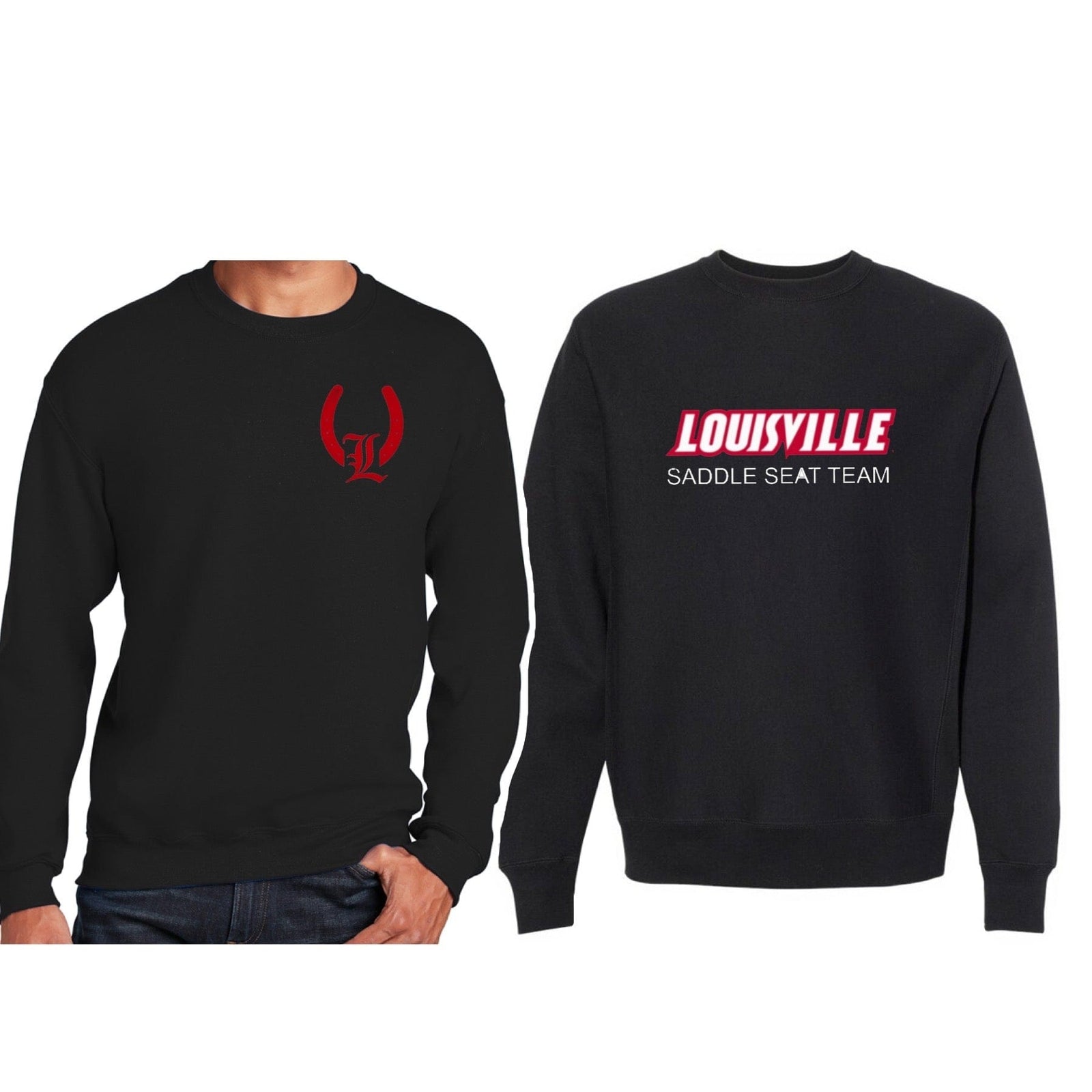 Louisville Equestrian Team Western- Hoodie & Sweatshirt M / Sweatshirt