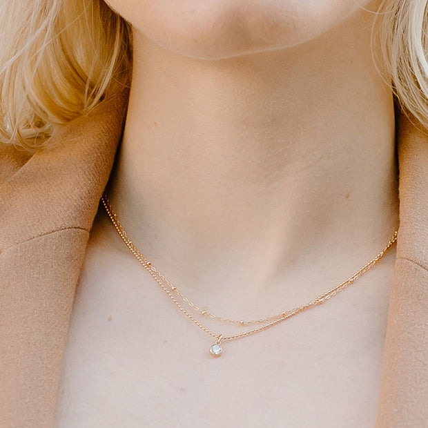 Everyday Solitaire Necklace