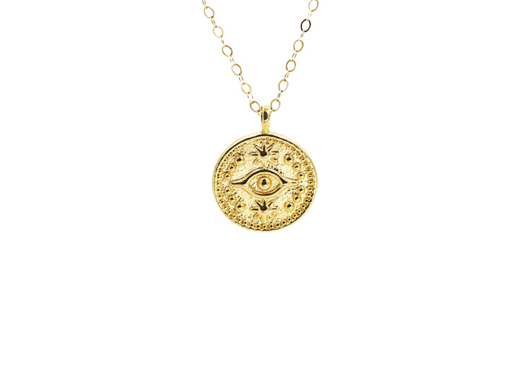 Third Eye Coin Necklace – Amanda Deer Jewelry