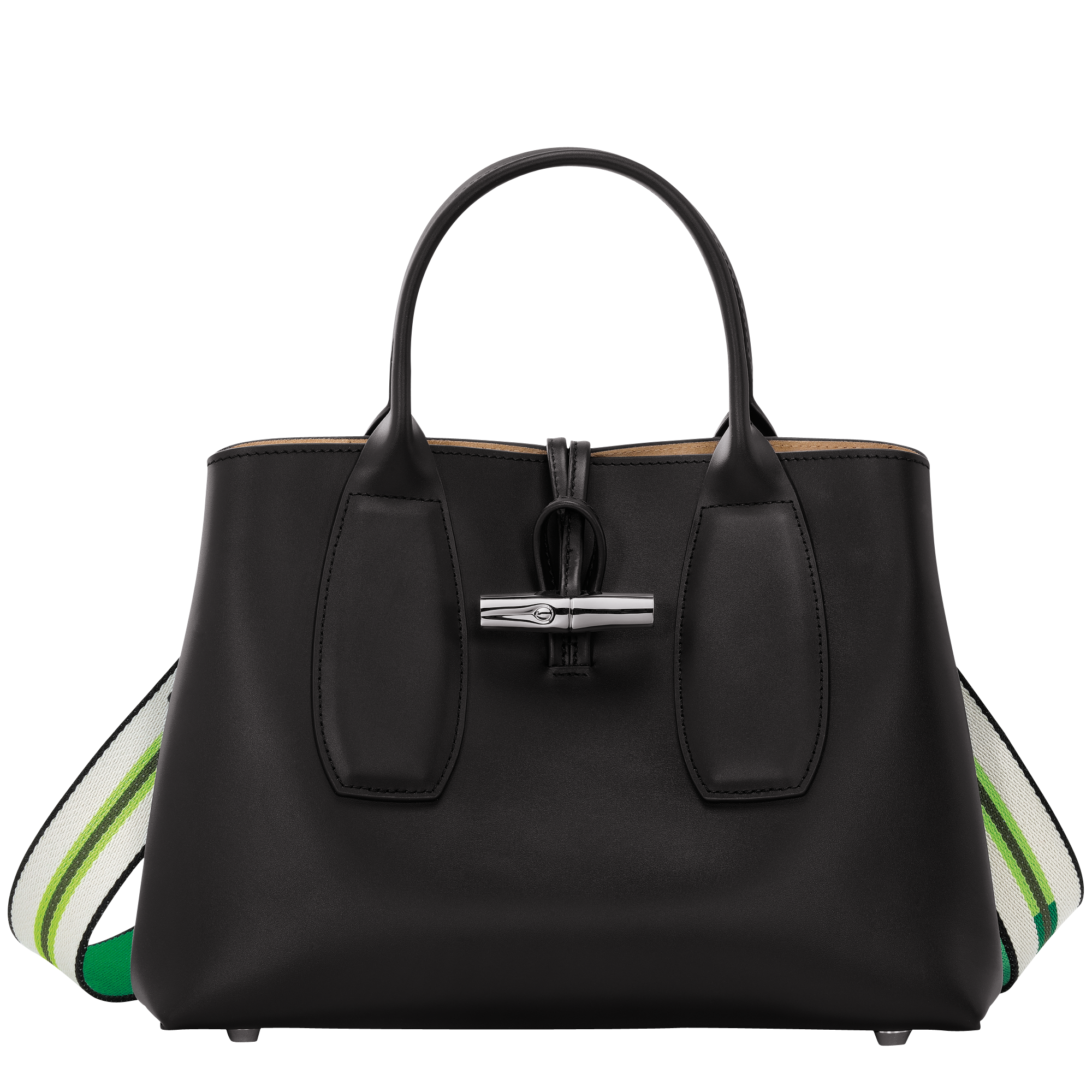 Roseau M Hobo bag Black - Leather (10153HPN001)